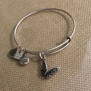 Alex and Ani butterfly bracelet
